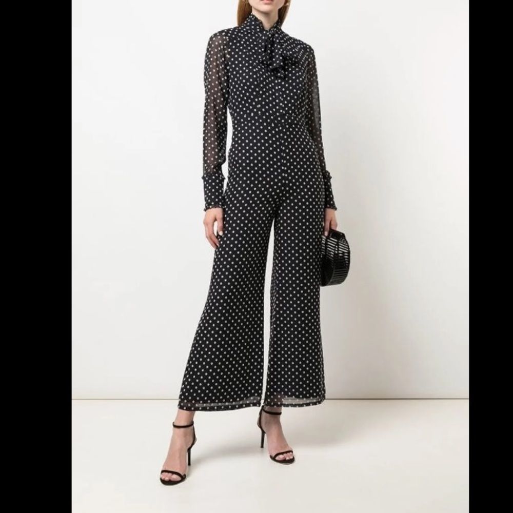 Alexis Black and white Davinia polka dot jumpsuit 🔥🔥Summer Sale🔥🔥